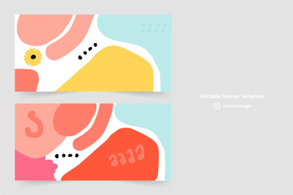 Download Contemporary Modern Trendy Banner Set - Premium Resources