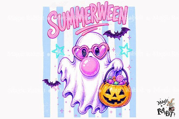 Download Summerween Ghost Candy PNG - Premium Bundle